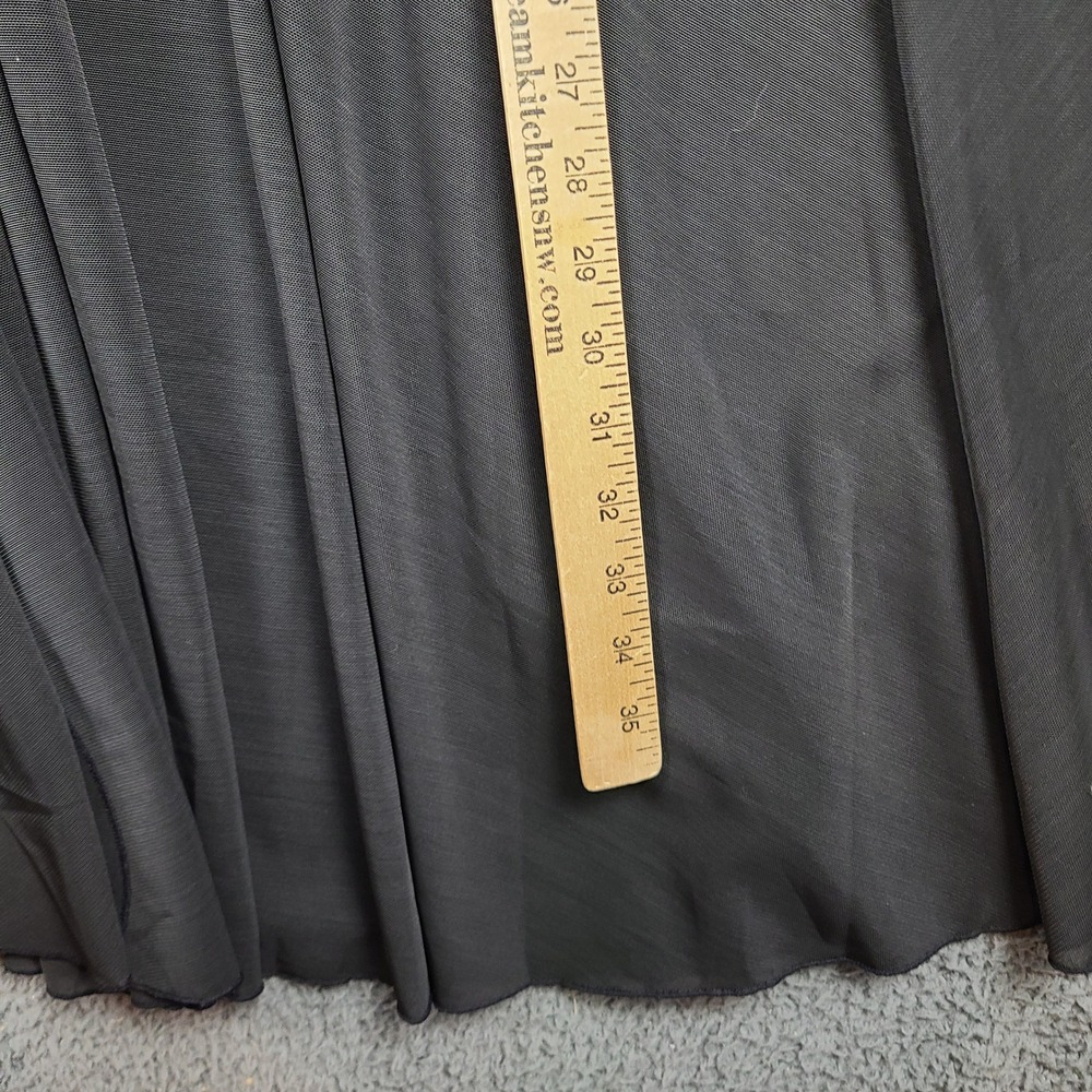 HALARA Black Maxi Skirt with Pleated Detail - Picture 8 of 8